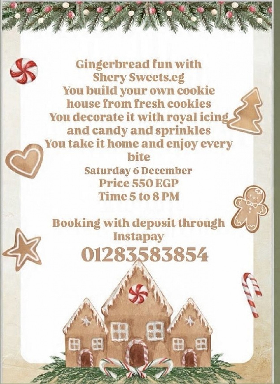 Gingerbread House cake